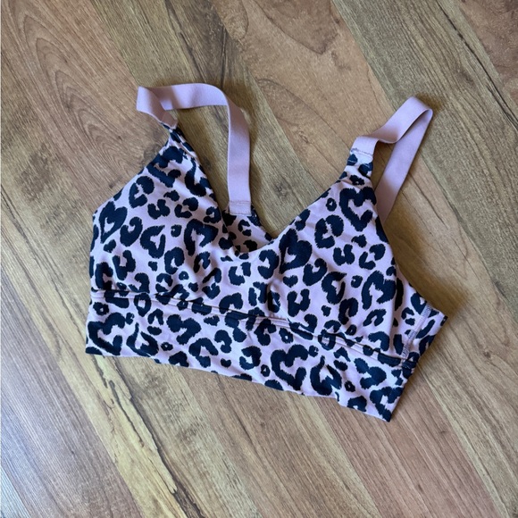 Aerie Pink Cheetah Sports Bra size small - Picture 1 of 2